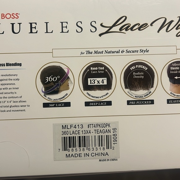 Ombré Pink Bobbi Boss Glueless Lace Wig - Picture 7 of 11